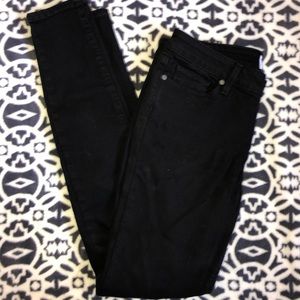 Paige Denim Black Skinny Jeans